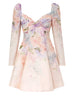 ZIMMERMANN Dawning Puff Sleeve Mini Dress