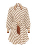 ZIMMERMANN Tuck Mini Shirt Dress