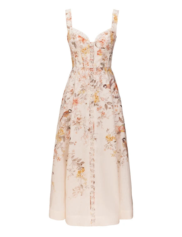 ZIMMERMANN Luna Buttoned Picnic Dress