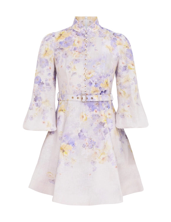 ZIMMERMANN Crush Buttoned Mini Dress