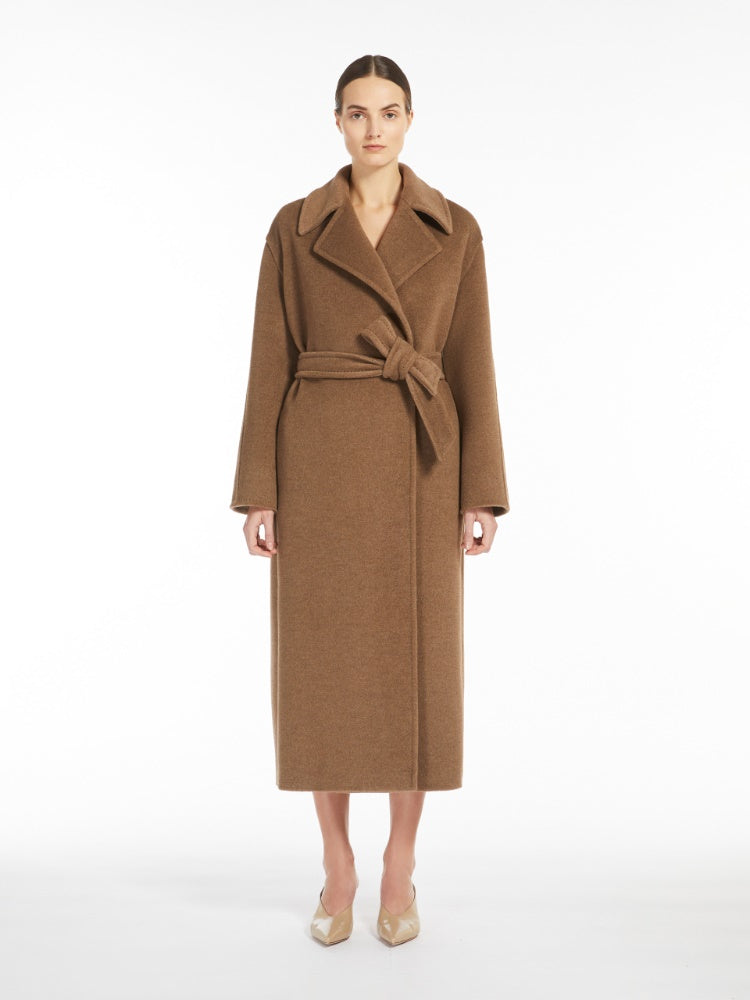 MAX MARA Alpaca, Wool and Cashmere Wrap Coat