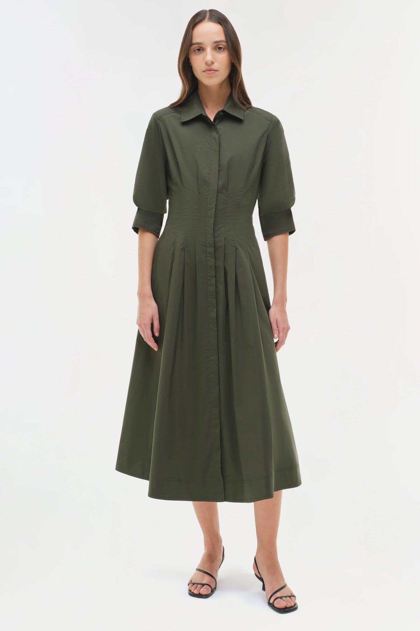 SIMKHAI Jazz Cotton Midi Dress