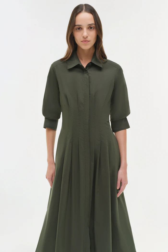 SIMKHAI Jazz Cotton Midi Dress