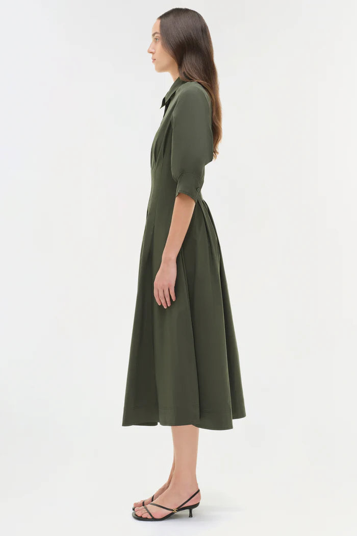 SIMKHAI Jazz Cotton Midi Dress