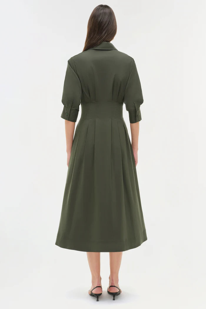 SIMKHAI Jazz Cotton Midi Dress