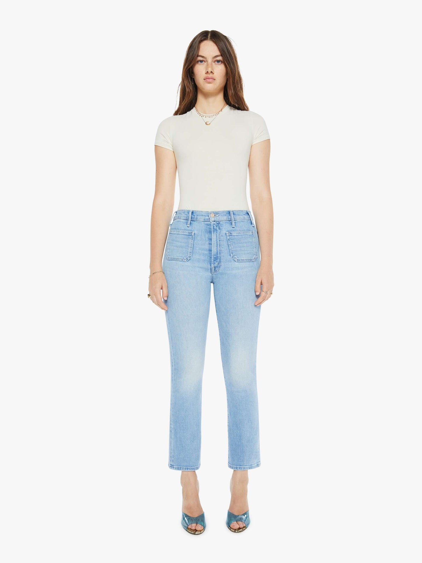 MOTHER The Hustler Patch Pocket Ankle
