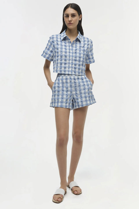 SIMKHAI Solange Cropped Shirt