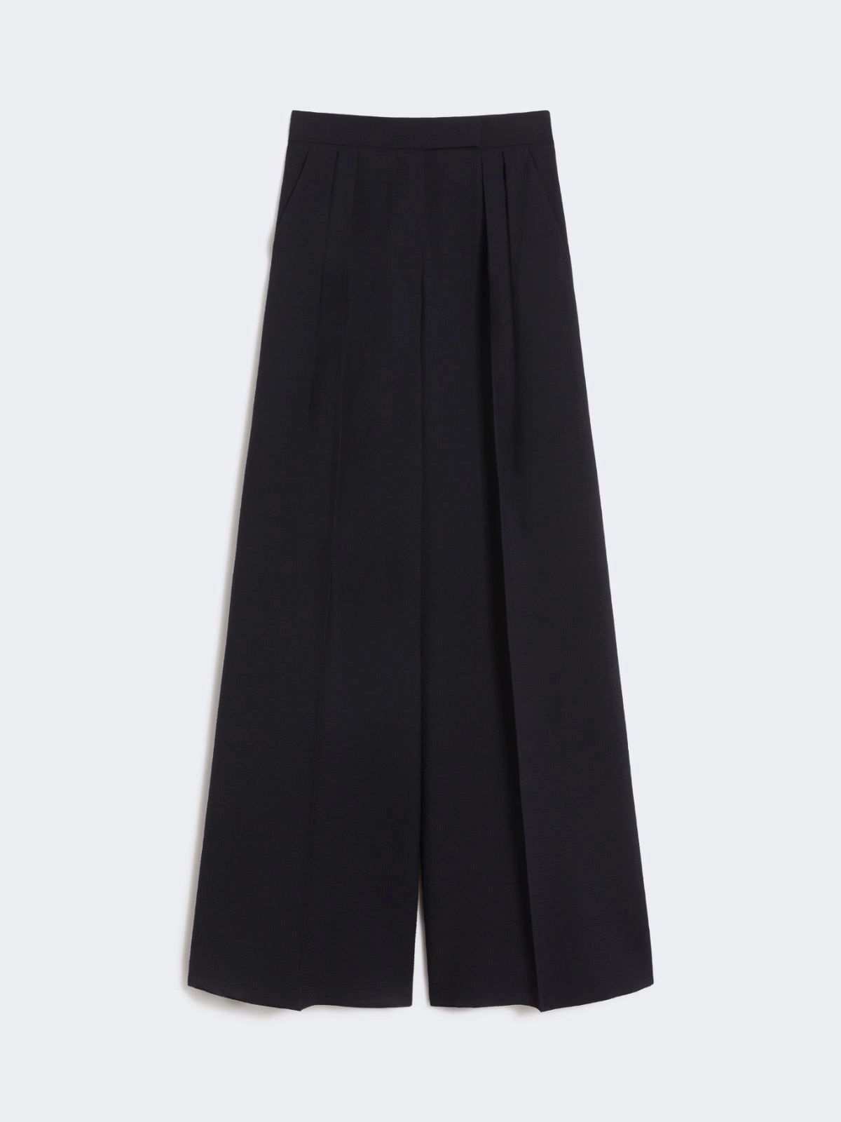 MAX MARA Wool Seersucker Trousers