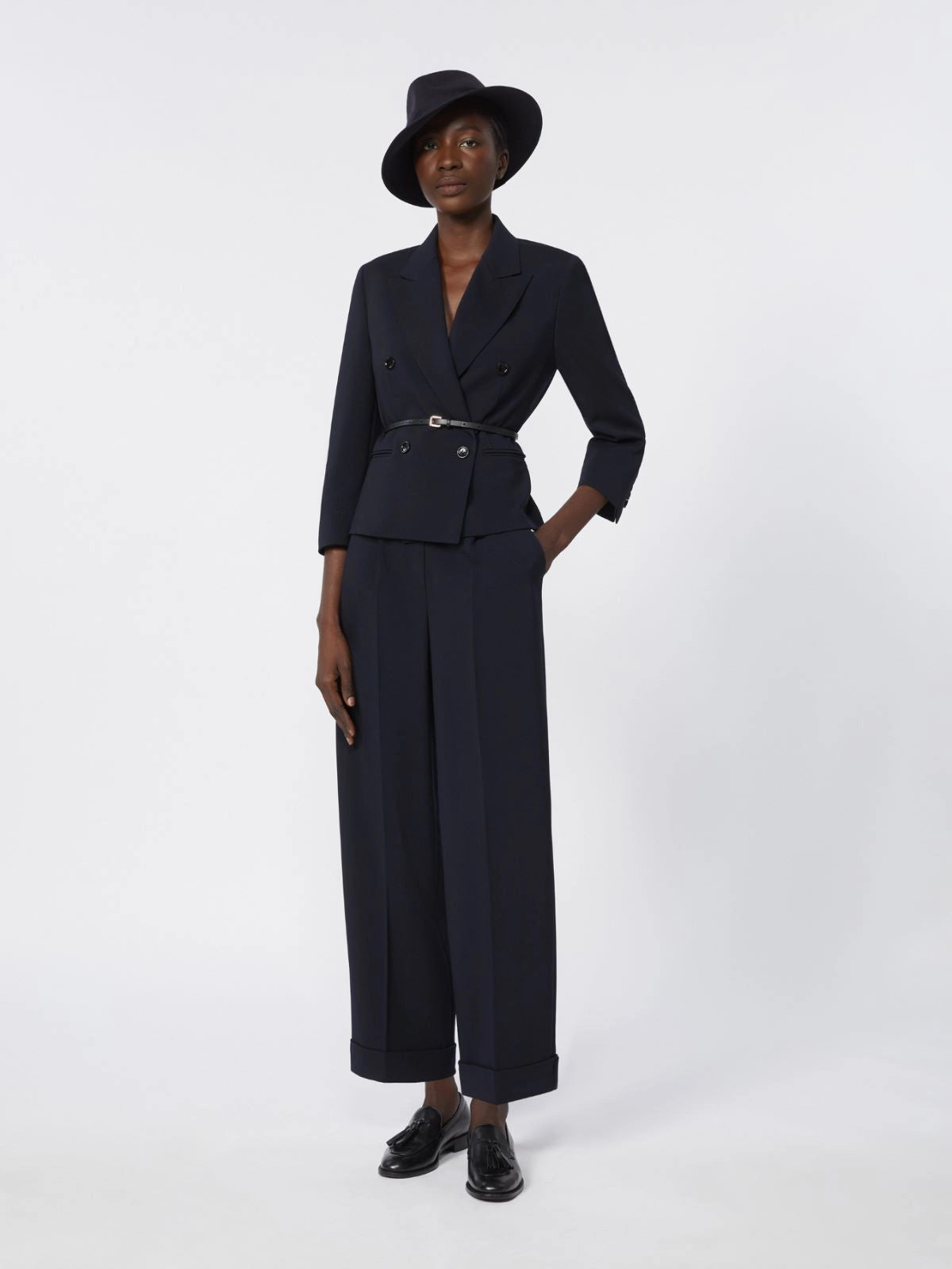 MAX MARA High Waisted Wool Trousers