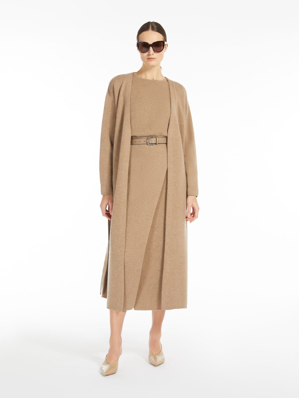 MAX MARA Straight Wool and Cashmere Skirt