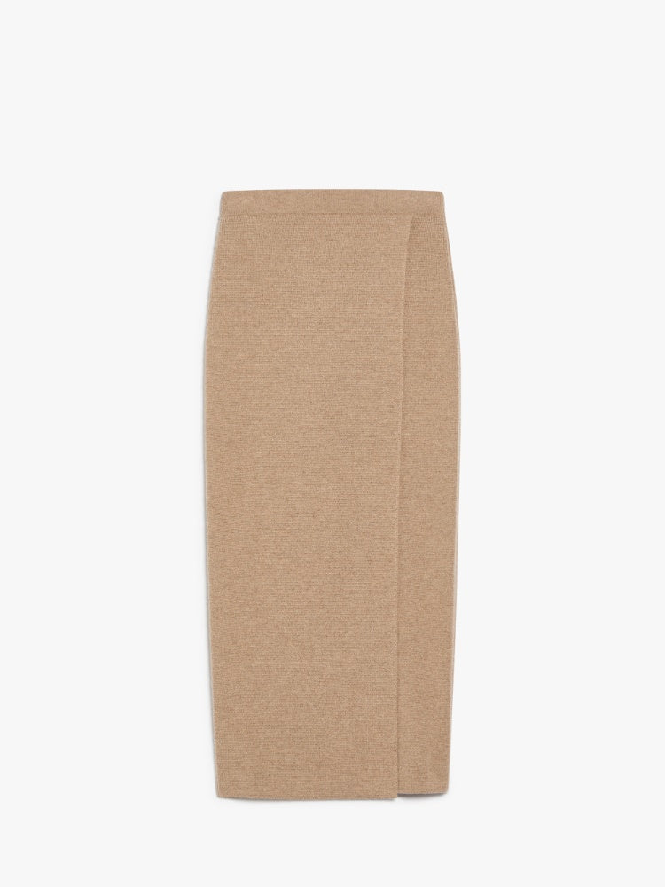 MAX MARA Straight Wool and Cashmere Skirt