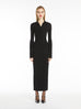 MAX MARA Fitted Dress in Wool and Lurex