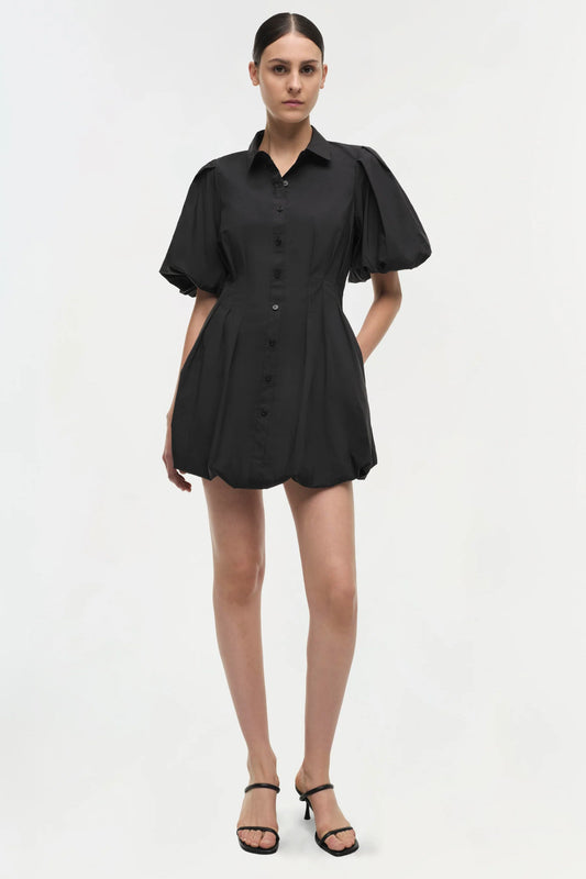 SIMKHAI Signature Cleo Balloon Sleeve Mini Dress