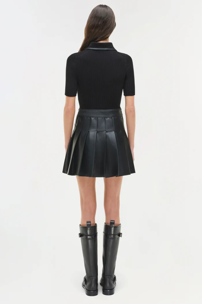 SIMKHAI Linnie Knit Combo Midi Dress