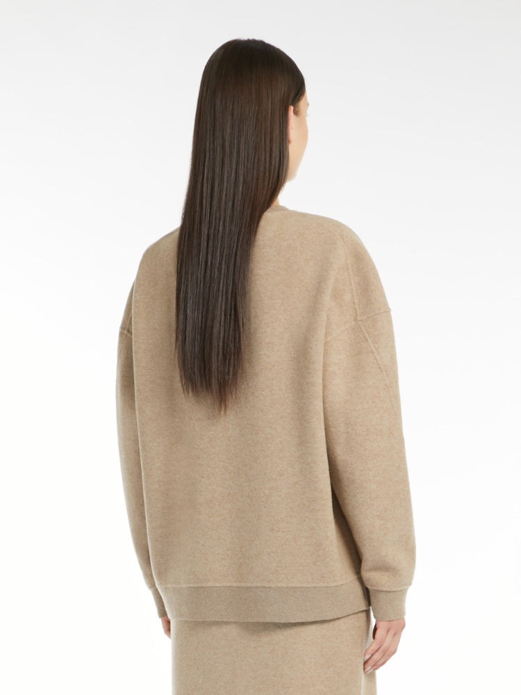 MAX MARA Jersey Crewneck Sweatshirt