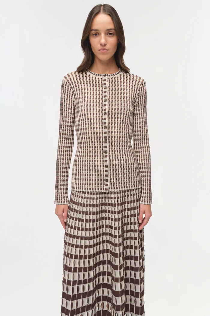 SIMKHAI Gracen Knit Cardigan