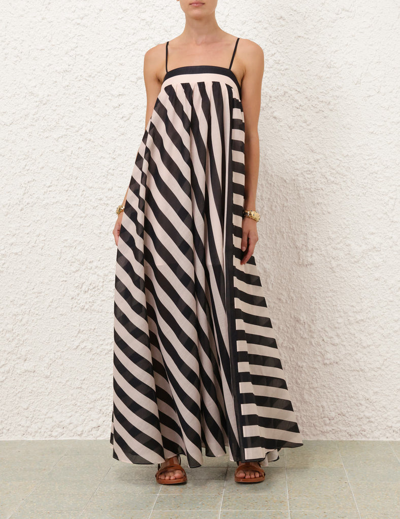 ZIMMERMANN Maxine Stripe Maxi Dress