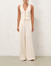 ZIMMERMANN Crush Linen Wide Leg Pant