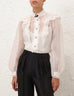 ZIMMERMANN Crush Heart Embellished Blouse