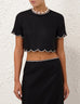 ZIMMERMANN Crush Scalloped Top