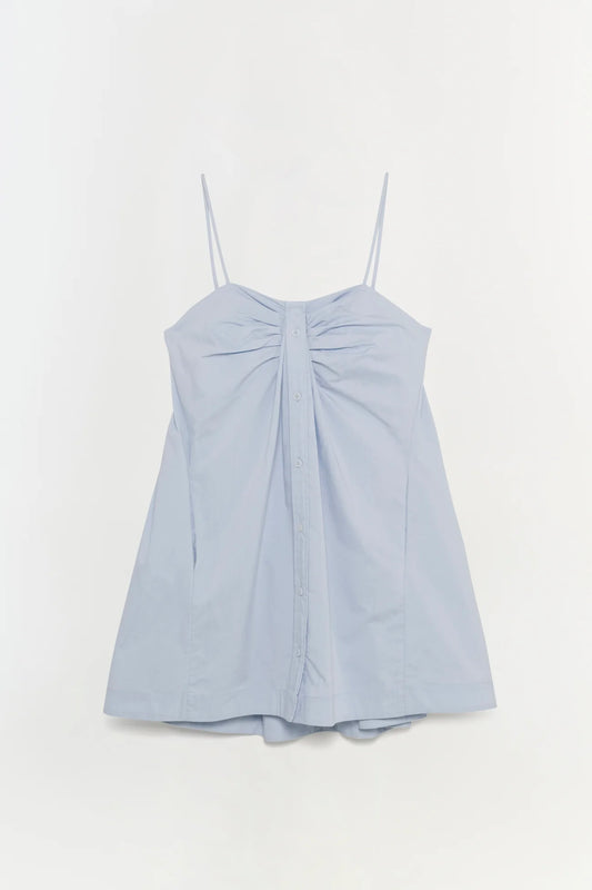 SIMKHAI Kendall Twisted Button Front Dress