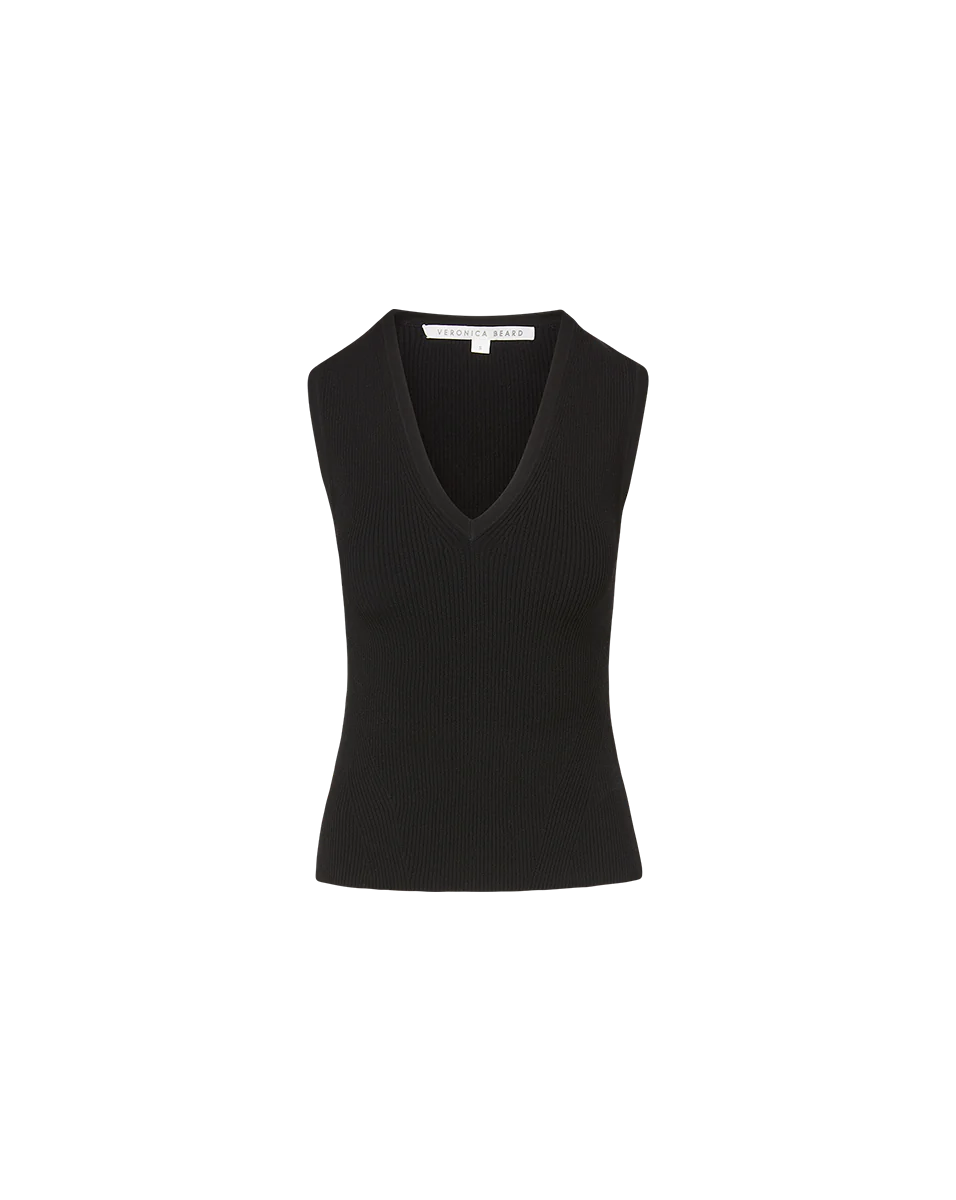 VERONICA BEARD Sid Sleeveless Knit Top