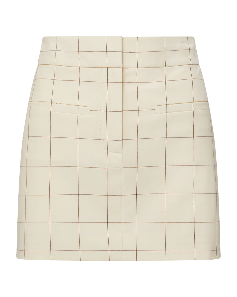 VERONICA BEARD Elara Plaid Skirt