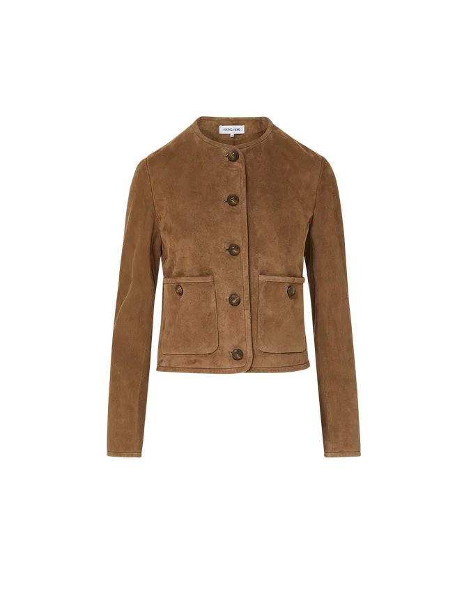 VERONICA BEARD Andrea Suede Jacket