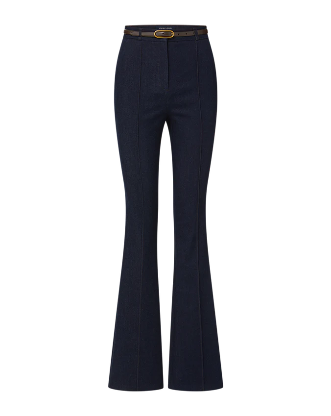 VERONICA BEARD Gracie Belted Denim Pant