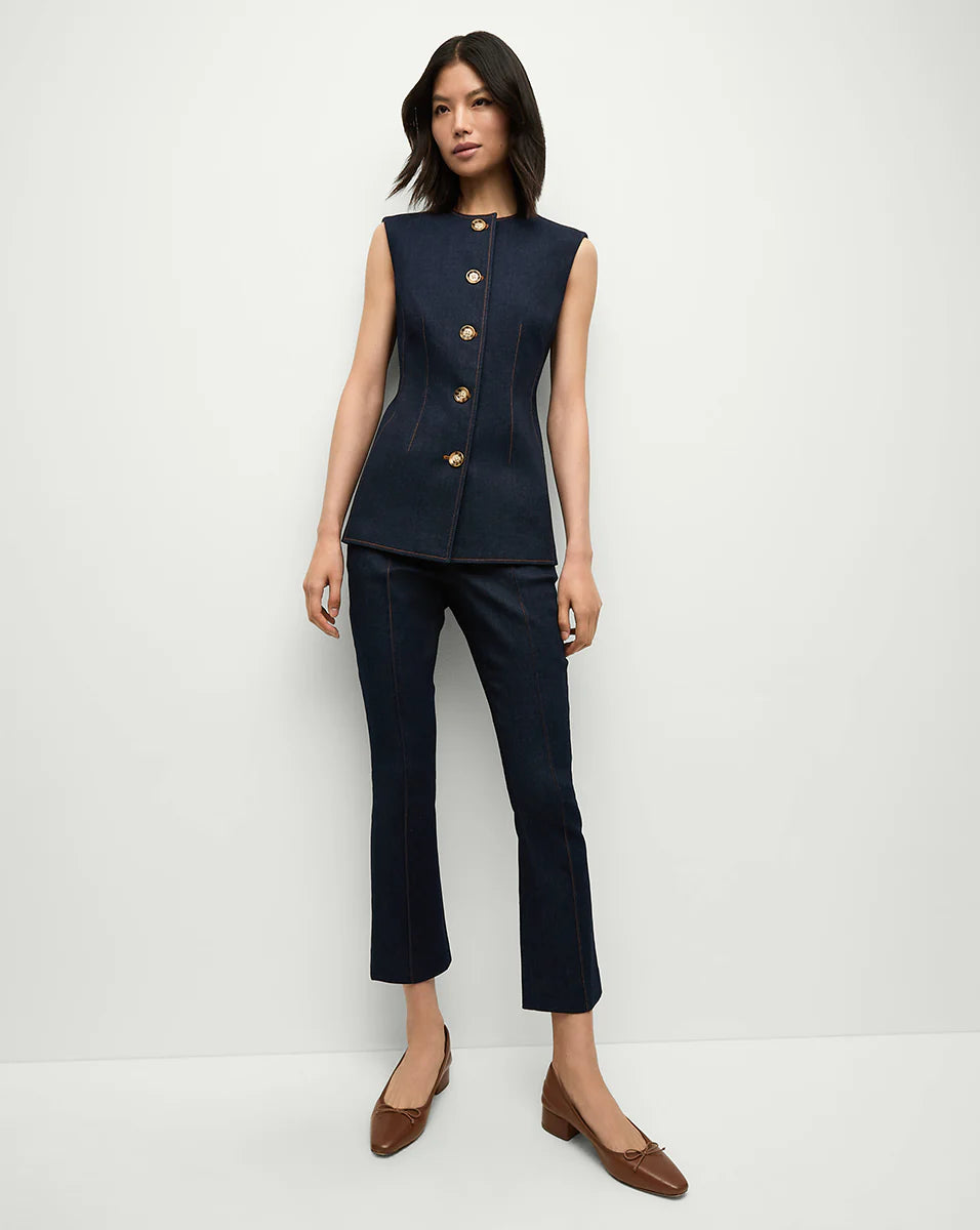 VERONICA BEARD Jessup Tailored Denim Vest