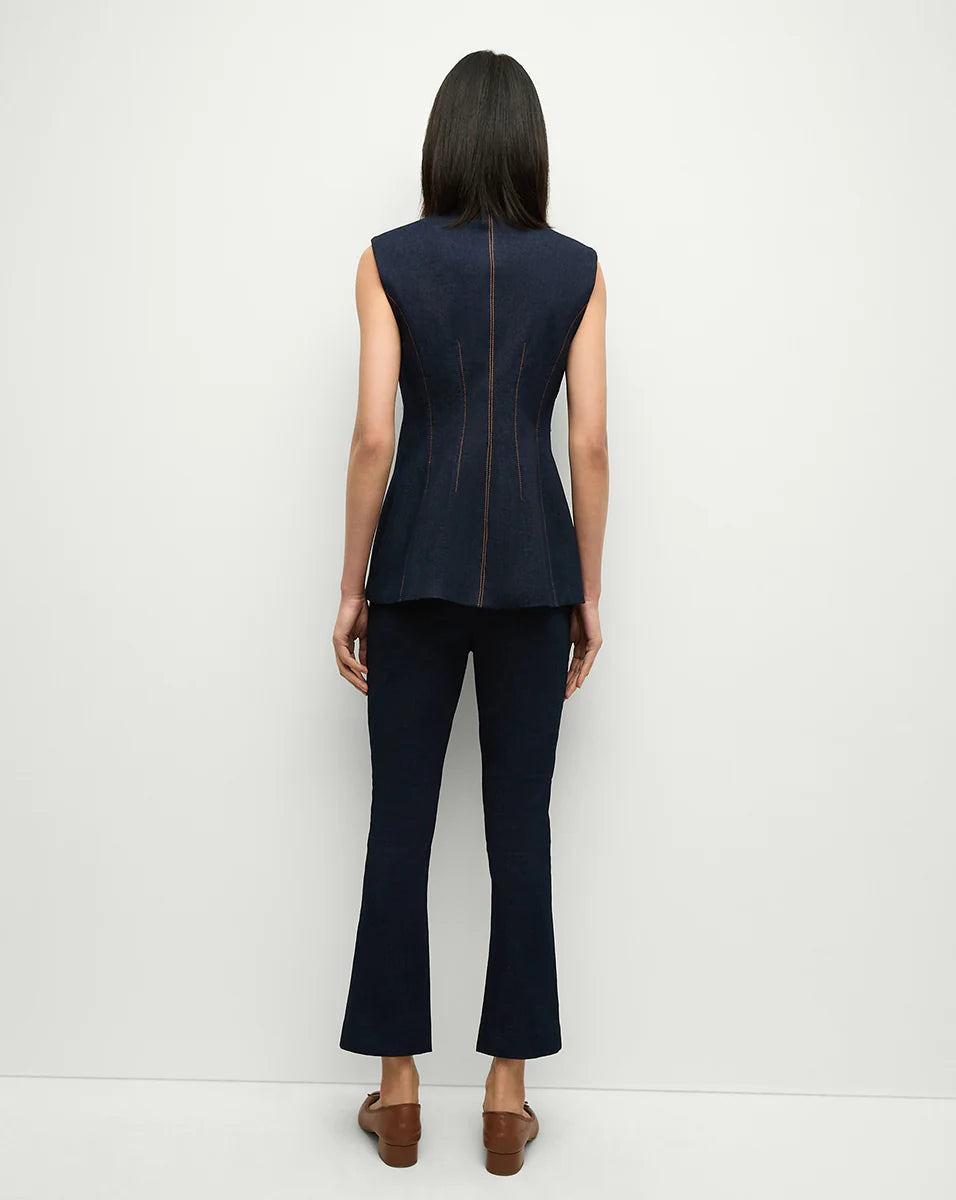 VERONICA BEARD Jessup Tailored Denim Vest