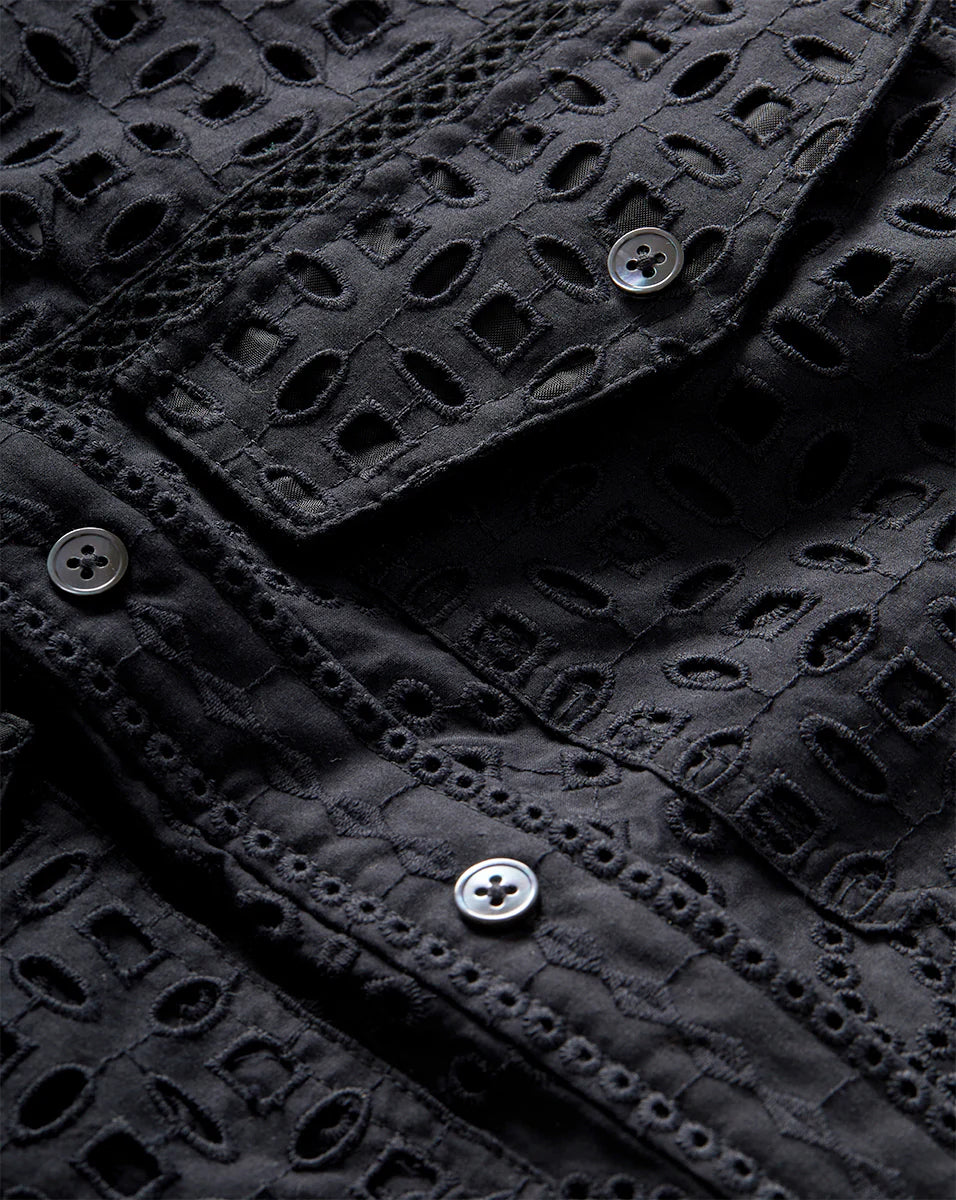 VERONICA BEARD Spruce Eyelet Top