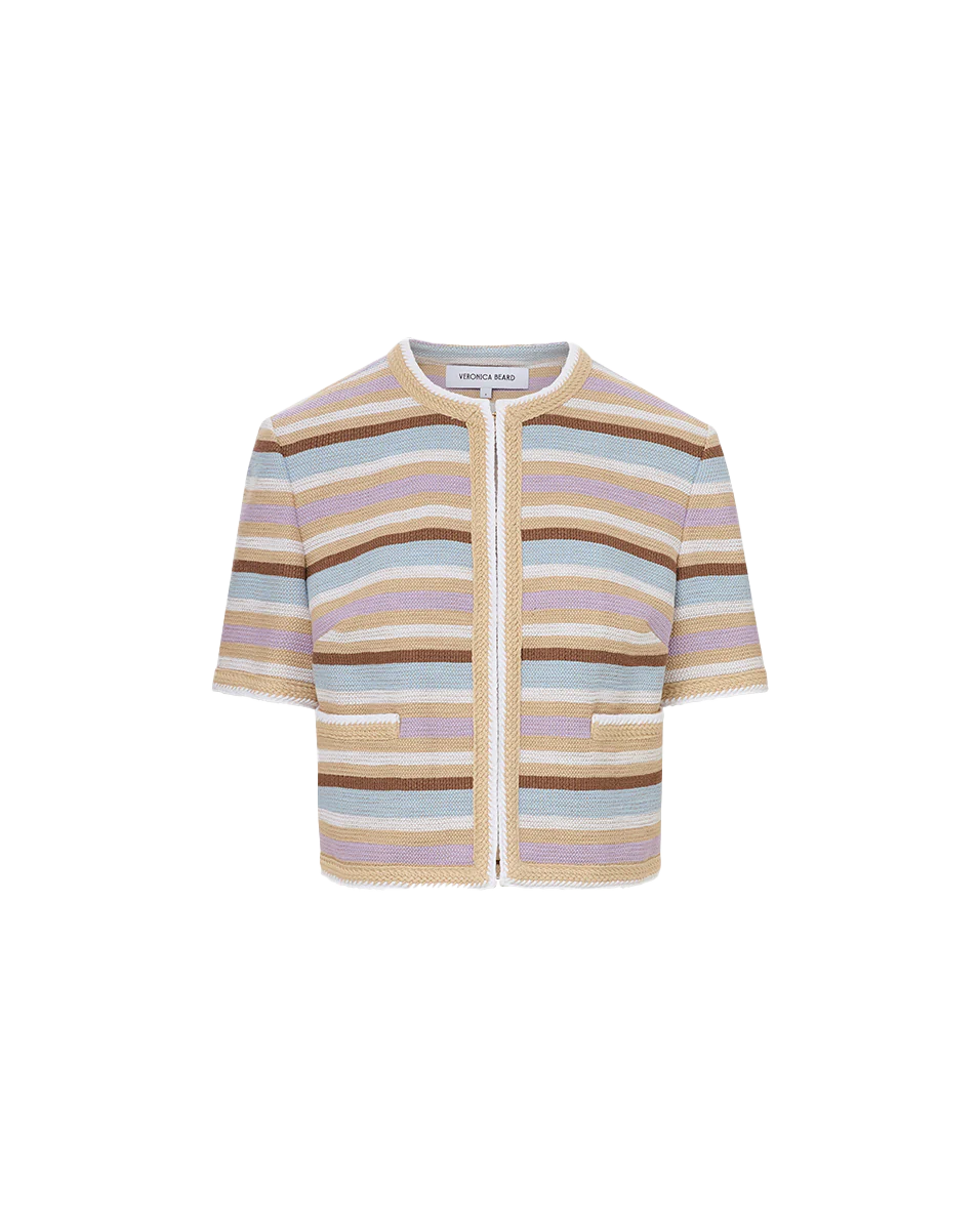 VERONICA BEARD Wyatt Short-Sleeve Jacket