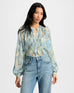 VERONICA BEARD Fennel Pleated Blouse