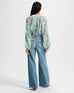 VERONICA BEARD Fennel Pleated Blouse
