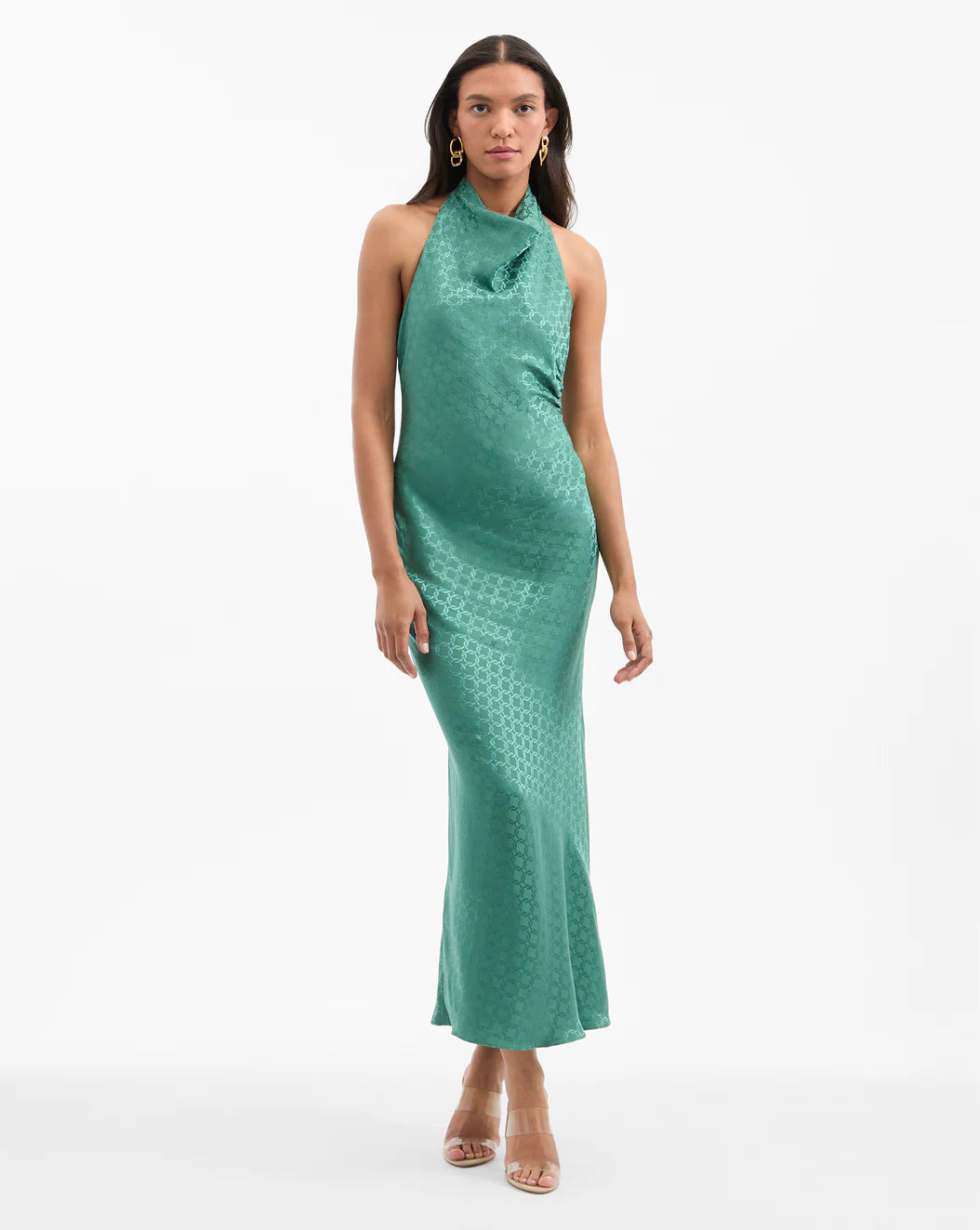 VERONICA BEARD Maggie Halter Maxi Dress