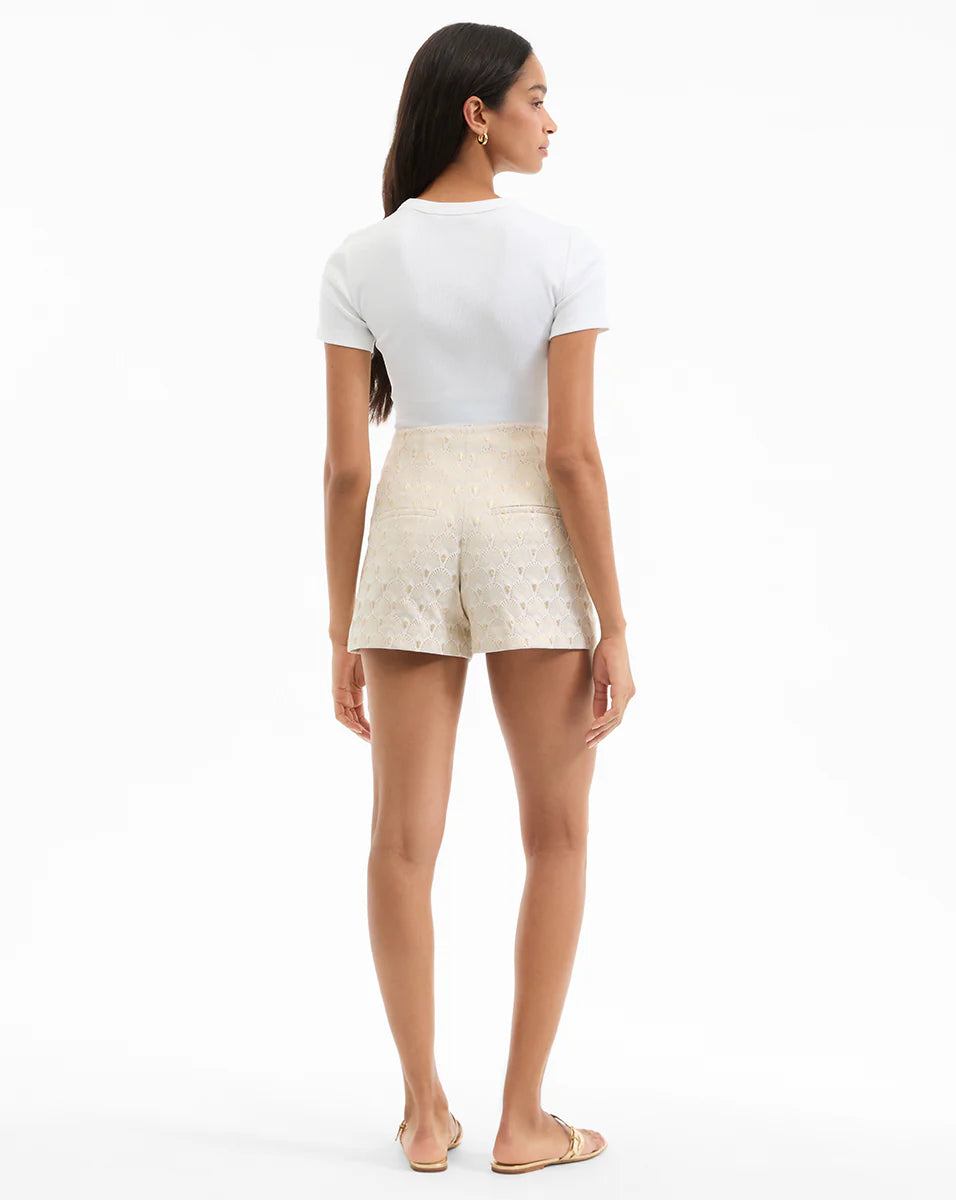 VERONICA BEARD Jazmin Gold Print Short