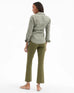 VERONICA BEARD Devra Ruched Button-Down Shirt