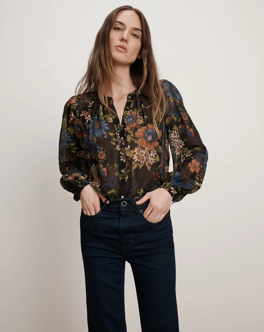 VERONICA BEARD Ashlynn Silk Blouse