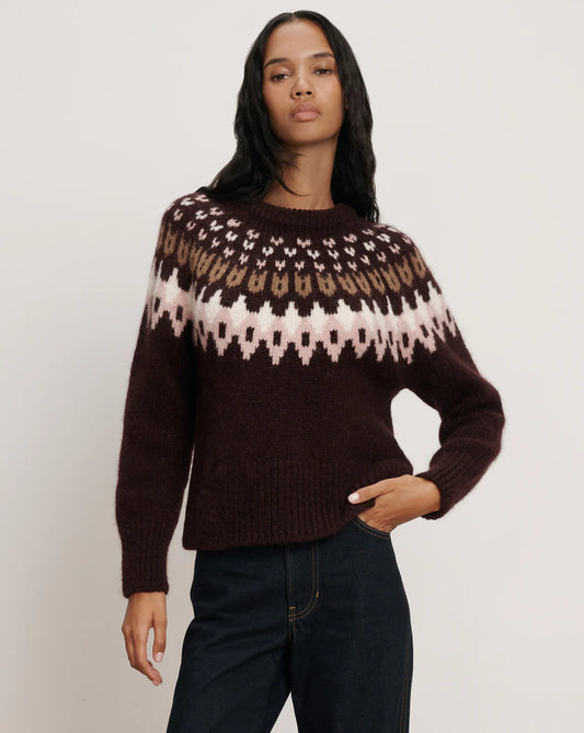 VERONICA BEARD Anne Fair Isle Sweater