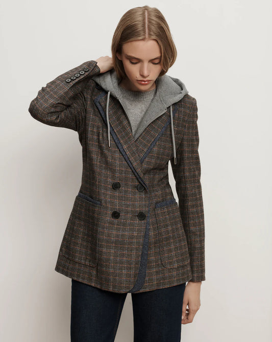 VERONICA BEARD Hedi Plaid Dickey Jacket