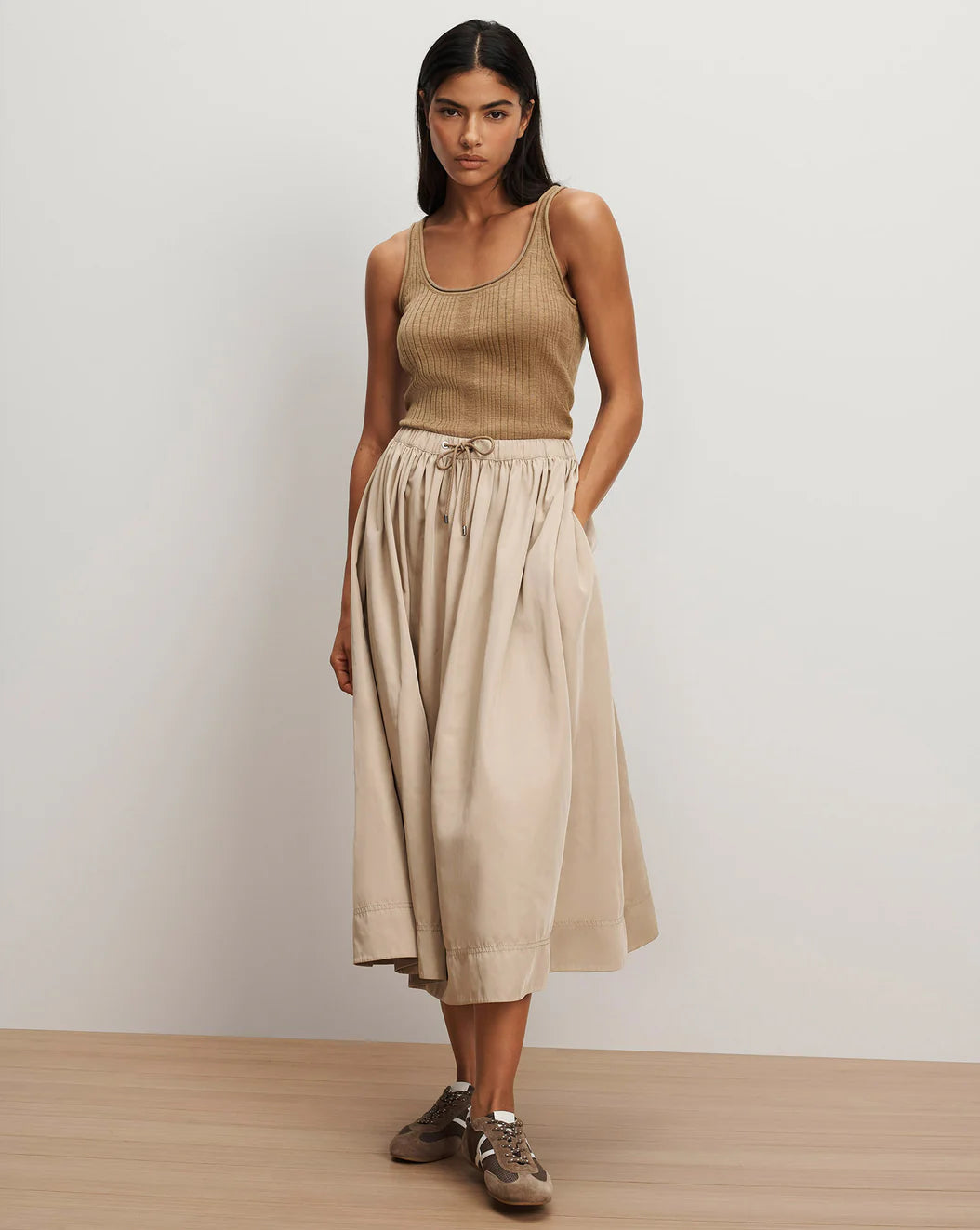 VERONICA BEARD Birke Merino Tank Top