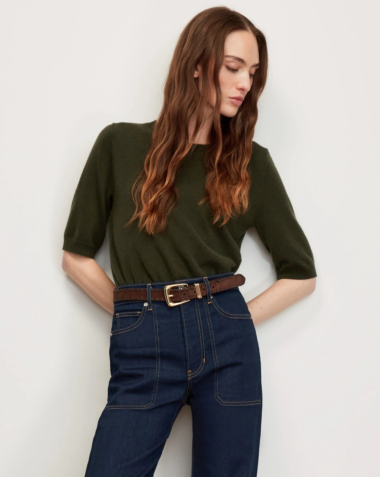 VERONICA BEARD Shana Cashmere Sweater