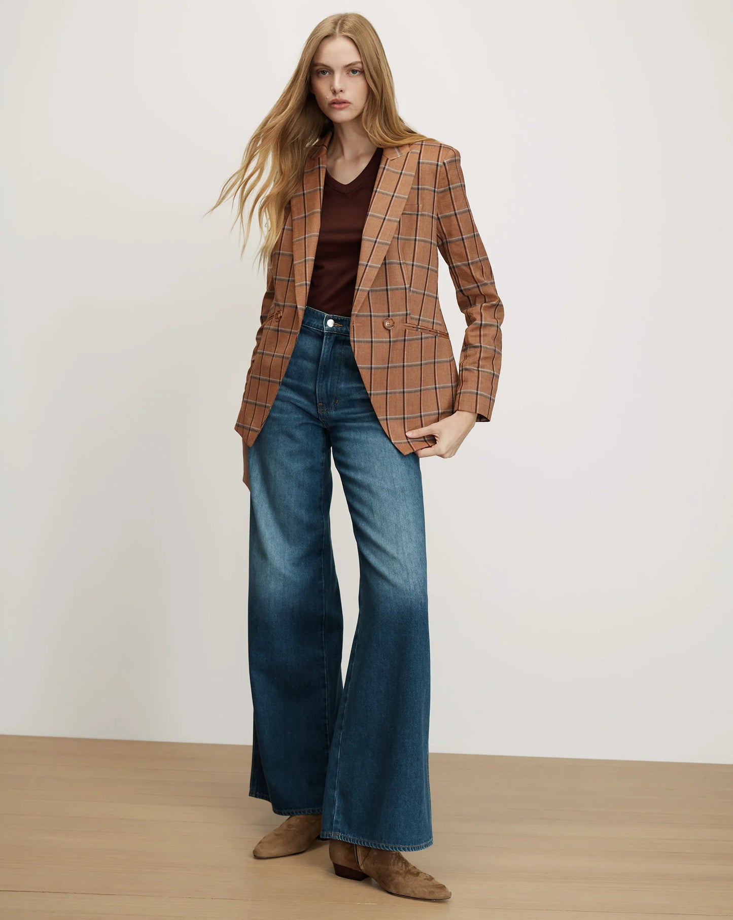 VERONICA BEARD Rickie Plaid Dickey Jacket
