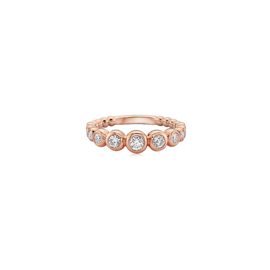 CHARLES KRYPELL Diamond Bubble Single Stack Ring