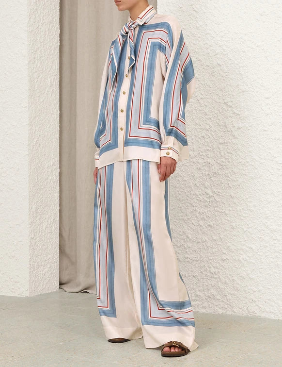 ZIMMERMANN Relaxed Scarf Shirt