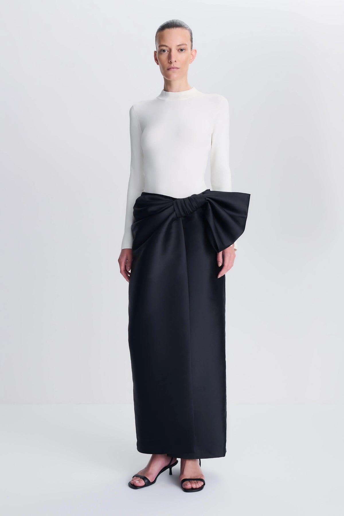 SIMKHAI Coralyne Knit Combo Gown