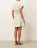 ZIMMERMANN Acacia Mini Shirt Dress