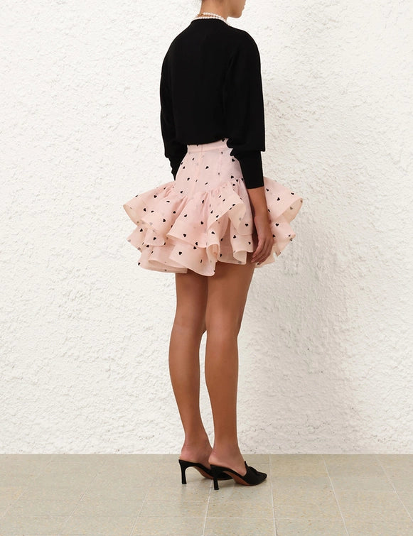 ZIMMERMANN Crush Flip Mini Skirt