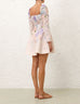 ZIMMERMANN Dawning Puff Sleeve Mini Dress